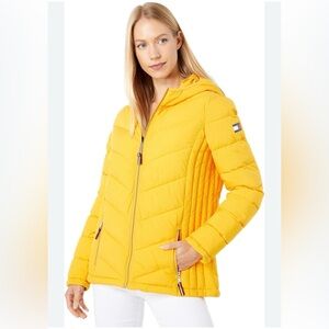 Tommy Hilfiger Mustard Quilted Jacket